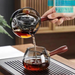 360 Rotating Teapot High Temperature Resistant Thickened New Glass Xiaoyao Tea Brewing Home Full Set_voghion.com