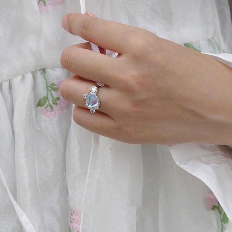 Maansteen Zirkoon VENUS Liefdesring Voor Vrouwen Meisjes Kleurrijke Sieraden Verjaardagscadeau Dropship Dropshipping ping_voghion.com