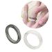 Fashion 2Pcs Acrylic Cute Set Colorful Transparent Stacking Rings Aesthetic Funny Stackable Ring for Women Girls Gift_voghion.com