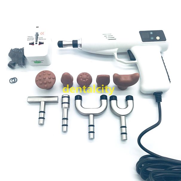 Einstellbare Wirbelsäule Chiropraktik Instrument 4 Ebene 10 Köpfe Elektrische Knochen Korrektur Pistole Aktivator Cvical Thapy_voghion.com