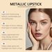 zephoco Metallic Cream Lipstick Series Lightweight Moisturizing Color Gloss Create Stunning Lip Makeup_voghion.com