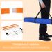 Hundetrainingsset Anello elastico per allenamento di agilità, PE, Bianco+Arancione_voghion.com