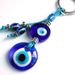 Glass Pendant Blue Eyes Keychain Travel_voghion.com