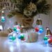 Festive LED Christmas Ball String Lights - Warm White & Cool White, 2M/10Lights Or 3M/20Lights, Battery Operated, Indoor/Outdoor Decoration_voghion.com