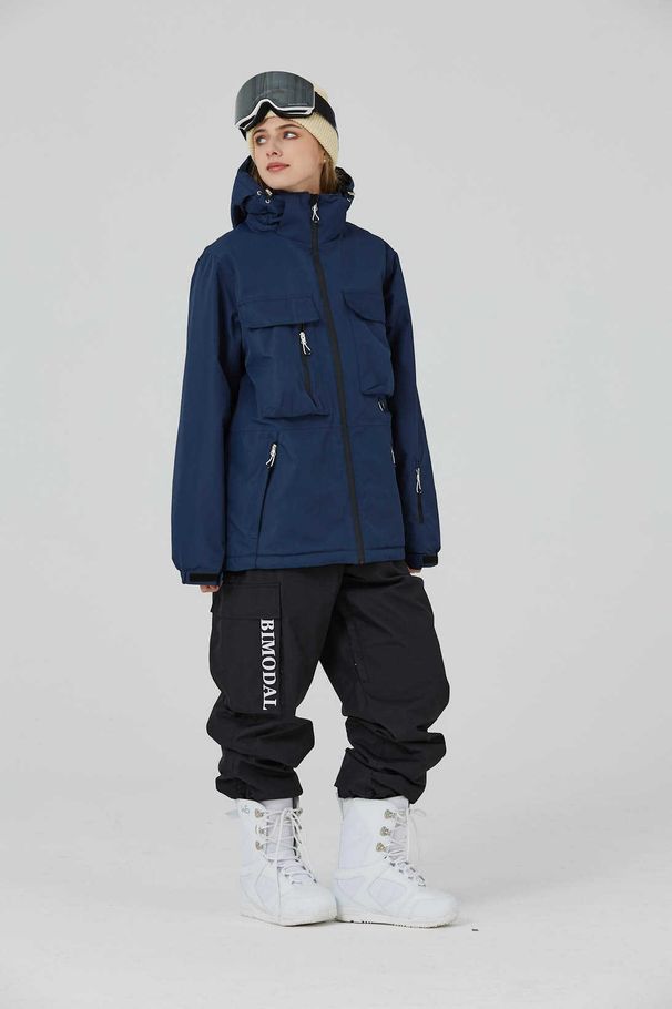 Combinaison unisexe de snowboard et de ski, coupe ample, chaude, pour activités de plein air sur glace._voghion.com