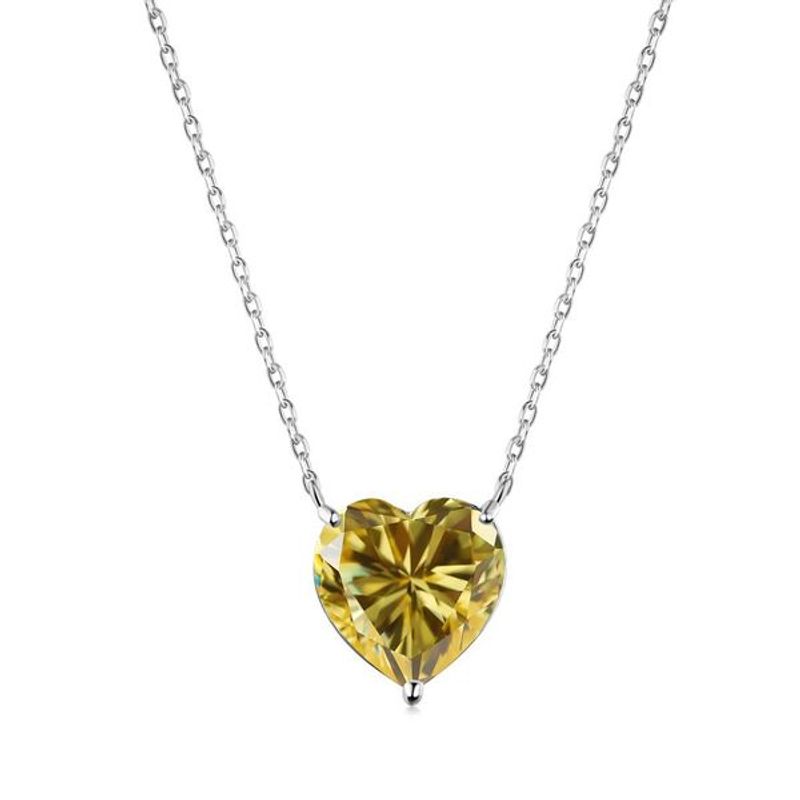 S Sterling Sier Love Heart Designer Necklaces For Women Big Austrian Crystal Charm Sailormoon 3 Carats Stone Hearts_voghion.com