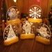 3D LED Christmas Night Light Decorations - Santa, Snowman, Reindeer, Tree, Bell, Snowflake & House Shapes For Holiday Home Decor_voghion.com