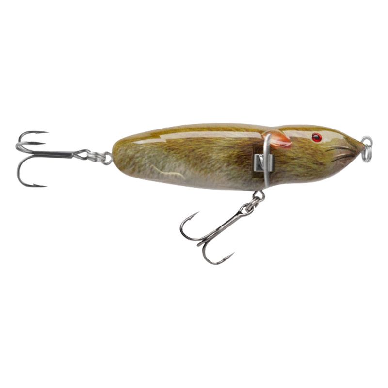 New Floating 3D Mouse Tractor Wings Surface Lure Fishing Bait Tackle_voghion.com