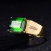 New Domineering Plated Color Inlaid With Emerald Rectangular Ring, Men's Living Ring_voghion.com
