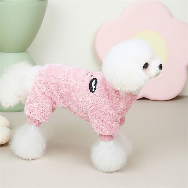 Coral Fleece Jumpsuit For Dogs S/M/L/XL/XXL By PawParty Store_voghion.com