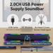 4D Computer Lautsprecher Soundbar Stereo Spiel Subwoofer 2,0 Bluetooth Für Buch Laptop Notebook PC Musik Player Verdrahtete_voghion.com