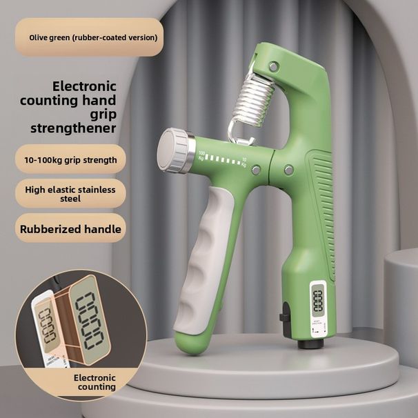 Verstellbares Zählgerät für Männer und Frauen – Muskelrehabilitationstraining mit Federstärker, Handgriffgerät, Finger_voghion.com