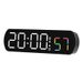 Minimalist Electronic Creative Multifunctional LED Alarm Temperature Jumping Seconds Display Countdown Bedside Clock_voghion.com