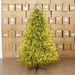 Premium PE Artificial Christmas Tree With Realistic Needles – Pre-Lit & Flocked Holiday Decor For Home/Office (150cm/180cm/210cm, Warm White LEDs)_voghion.com