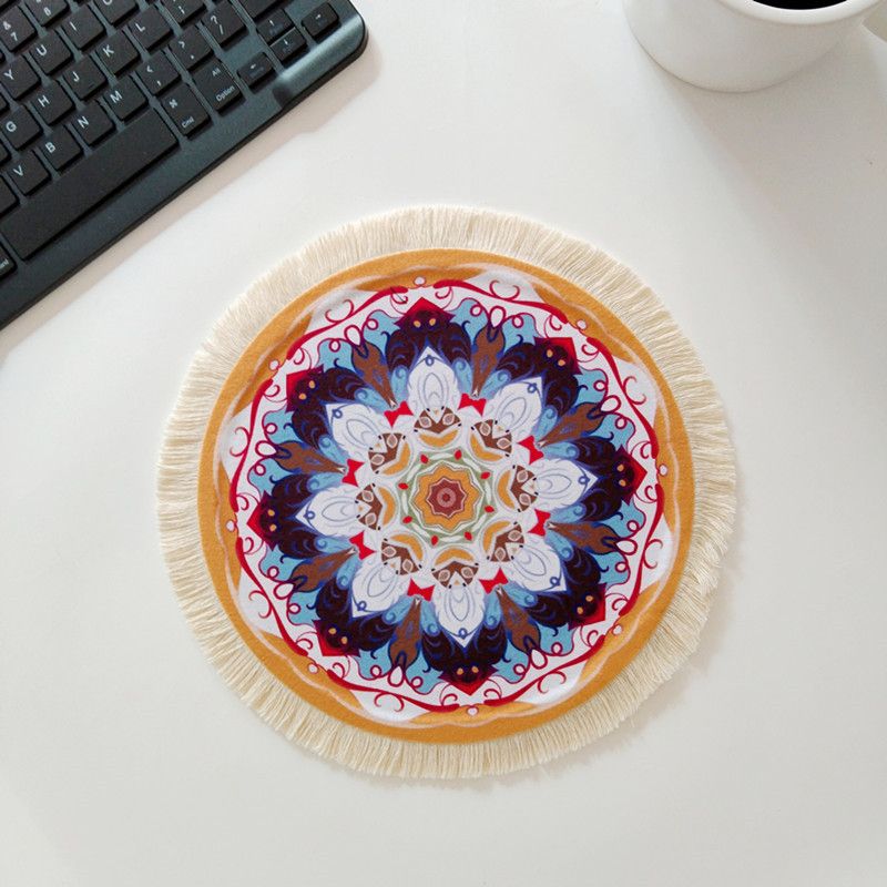 Unbeatable Quality Dunhuang Light Blue Mural Persian Carpet Teacup Mat_voghion.com