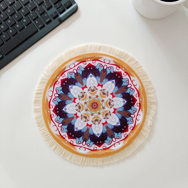 Unbeatable Quality Dunhuang Light Blue Mural Persian Carpet Teacup Mat_voghion.com