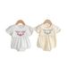 Korean children's clothing, new summer product, triangle bag, buttocks, exquisite embroidery, flying sleeves,_voghion.com