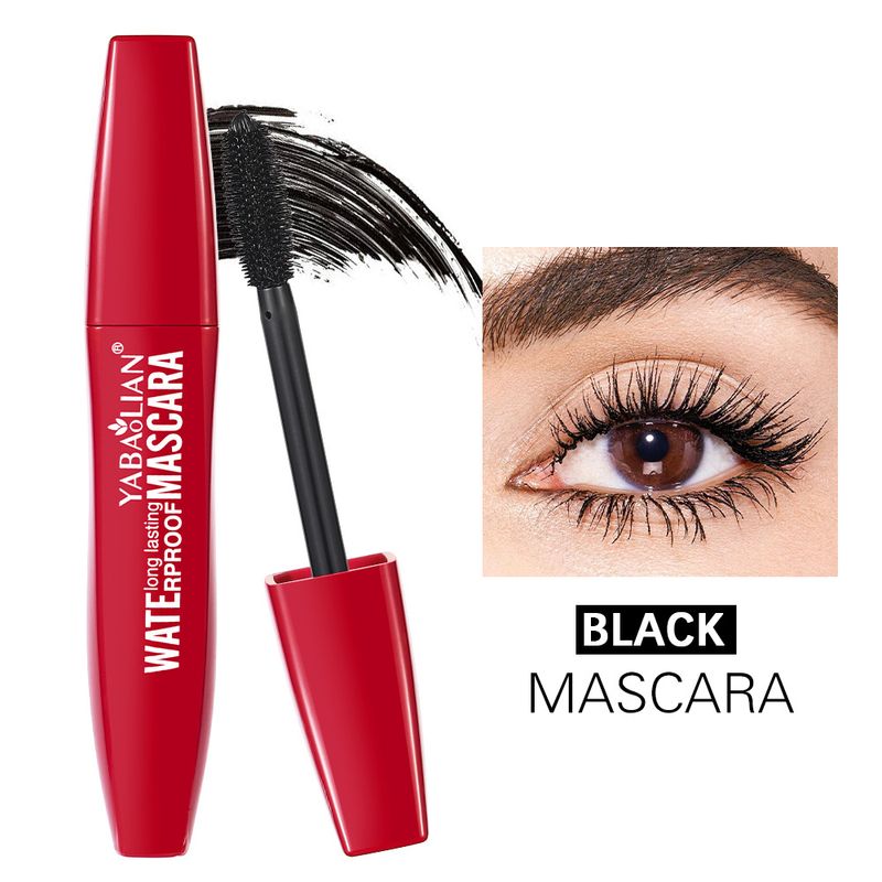 Yabaolian Ultimate Black Lasting 4D Cool Black Eye Black veekindel õhuke lokkis meigialus, mis ei tuhmu. Perfektne silmameigitoode._voghion.com