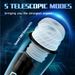 Automatic Aircraft Cup Thrusting Male Masturbator 5 Telescopic Sex Toys 5 Vibrating Interaction Electric Machine For Men_voghion.com