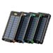 Solar Power Bank Waterproof Powerbank Large Capacity Fast Charging External Battery With SOS For IPhone Samsung Xiaomi_voghion.com
