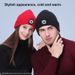 5.0 Bluetooth Warm Beanie LED Hat Wireless Stereo Headset Music Player With Mic For Handsfree Support Dimming_voghion.com