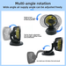 Mini USB Interface 12V 24 Wind Power Single Head Small Electric Fan For Car Use_voghion.com