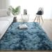 Modern Shaggy Tie-Dye Rug – Soft Fluffy Rectangular Carpet For Living Room, Bedside & Photo Studio – Machine Washable – Boho Chic_voghion.com