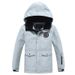 Jaqueta infantil para neve – Roupa de inverno impermeável e isolada para meninos e meninas – Leve e à prova de vento para snowboard e esqui._voghion.com