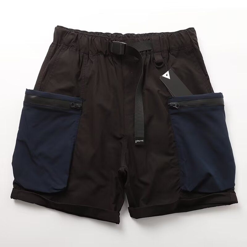 Herenkleding Grote Zak Grote Maat Werkkleding Shorts Los Snel Droog Casual Sport Knappe Riem Shorts_voghion.com