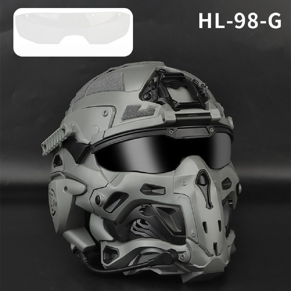 W-Ronin Assault Tactical Mask med hurtig hjelm og taktiske briller Airsoft Jagt Motorcykel Paintball Cosplay Beskyttelsesudstyr_voghion.com