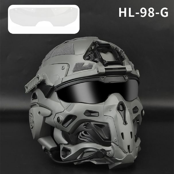 W-Ronin Assault Tactical Mask med hurtig hjelm og taktiske briller Airsoft Jagt Motorcykel Paintball Cosplay Beskyttelsesudstyr_voghion.com