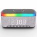 Kleurrijke wekker Multifunctionele Bluetooth-oplader Nachtlampje Luidspreker Draadloos opladen_voghion.com