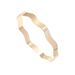 New Beach Vacation French Simple Gold Wave Irregular Anklet For Women Elegant Temperament_voghion.com