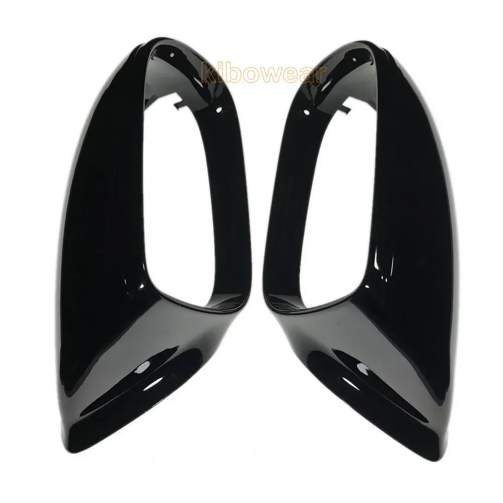 Black for Audi Q5 8R Q7 4L SQ5 Side Mirror Cover Caps 2009 2012 2013 2014 2015 2016 door wing rearview replace glossy shell case_voghion.com