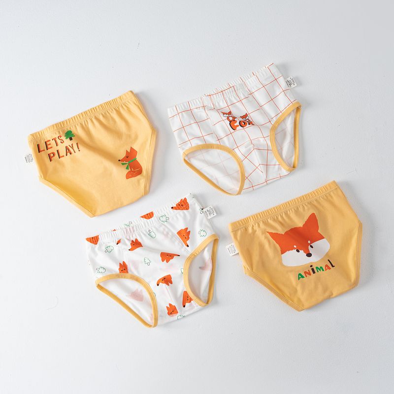 Ropa interior para madres e hijos, pantalones cortos antibacterianos de algodón de clase A para niños, calzoncillos de dibujos animados para estudiantes y bebés pequeños, venta al por mayor_voghion.com
