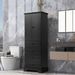 Storage Cabinet With 2 Doors And 4 Drawers For Bathroom, Office, Adjustable Shelf, MDF Board With Painted Finish_voghion.com