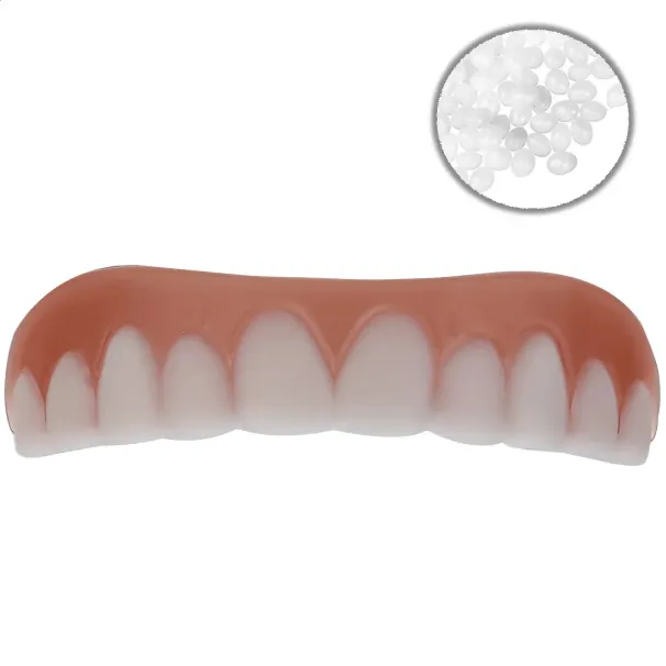 Appareil dentaire Smile Facettes inférieures et supérieures Gel de silice Fausse prothèse amovible Soins bucco-dentaires Dentisterie 240731_voghion.com