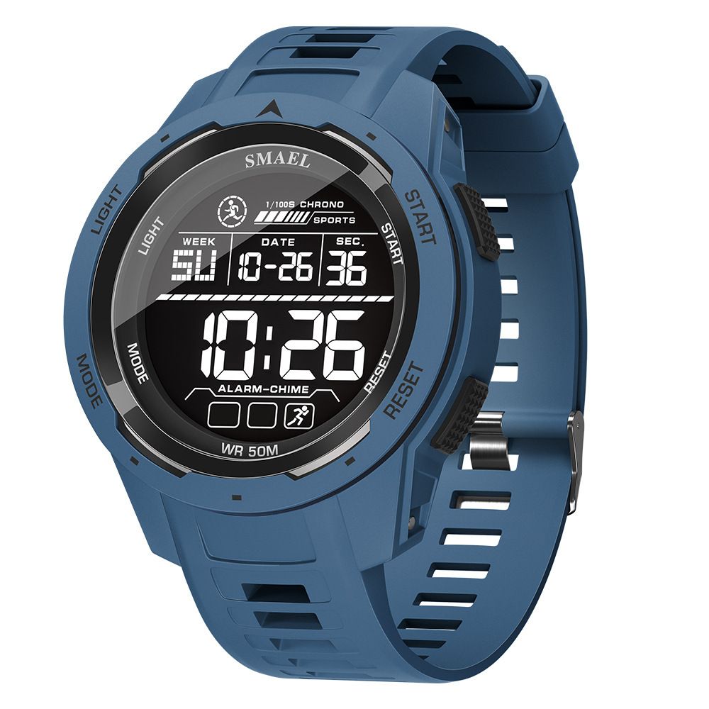 Unisex Digital Sports Watch With LED Backlight, Waterproof, Multi-Function, Stylish Design For Outdoor & Daily Wear Multifunctional Watch_voghion.com