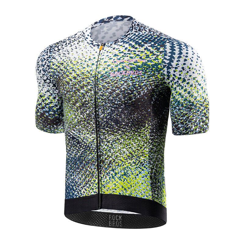 Maillot de ciclismo para hombre de ROCKBROS & Qunature. Se trata de una camiseta de manga corta para ciclismo, disponible en tallas desde la S hasta la 4XL._voghion.com