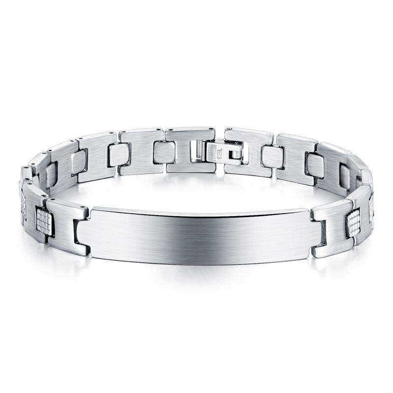 Men's Jewelry Stainless Steel Adjustable Bracelet Men's Titanium Steel Bracelet_voghion.com