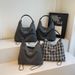 Women's Handbag Tote Bag Fashion Polka Dot Canvas Bag_voghion.com