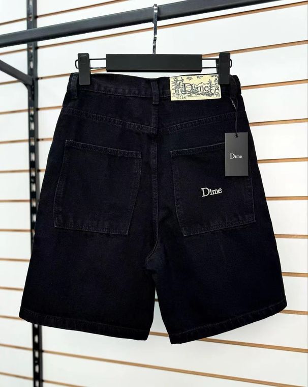 Herrenbekleidung Hip Hop Trend Brief Print Denim Shorts Sommer High Street Neue Casual Wide Leg Shorts_voghion.com