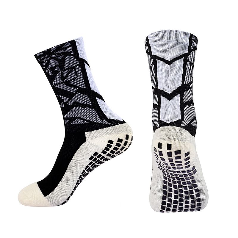 Elite-Fußballsocken – Gepolsterter Griff, rutschfest und feuchtigkeitsableitend für Fußball und Training (niedrig geschnitten, mehrfarbig)​_voghion.com