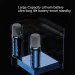 KD203 Karaoke Hine con 2 microfoni wireless doppi Boombox portatile AUX TF Card U Disk Player Cambia voce per feste_voghion.com