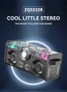 ZQS2228 Bluetooth Speaker, Small High-quality Speaker, Subwoofer 2024 New Transparent Visual_voghion.com