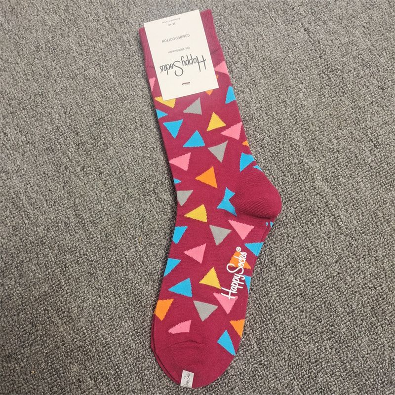2025d New Happy Swedish Ins Autumn Winter Outdoor Popular Mid-High Tube Unisex Trendy Socks_voghion.com