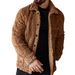 Giacca in lana jacquard da uomo Giacca vintage in misto lana jacquard da uomo - Cappotto invernale slim fit con colletto a revers, capospalla elegante e caldo_voghion.com