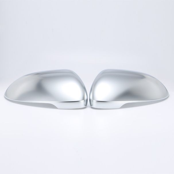 2pcs Matte Chrome Side Mirror Covers for VW Passat B8 Arteon ALL TRACK VARIANT 2018 2019 2020 2021 brushed Caps 2015 2016 2017_voghion.com