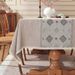Nouvelle nappe chinoise de style classique, légère et luxueuse, rectangulaire, pour table à manger, table basse_voghion.com