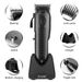 Professional Hair Clipper With Charging Docking Station, Cordless With 5 Guide Combs, Lithium Battery_voghion.com